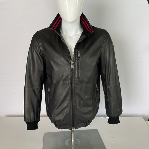 Hugo Boss Other - Hugo Boss Mens Leather Jacket
